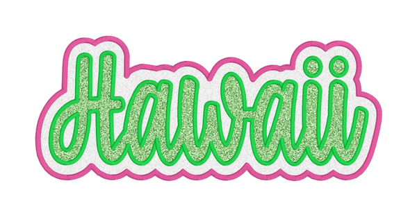 Hawaii-Double Layer Applique