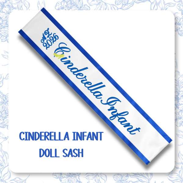 Doll Sash-Cinderella Infant