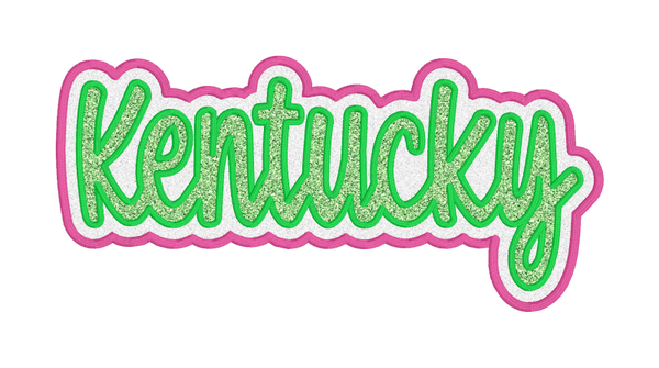 Kentucky-Double Layer Applique