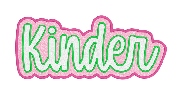 Kinder-Double Layer Applique