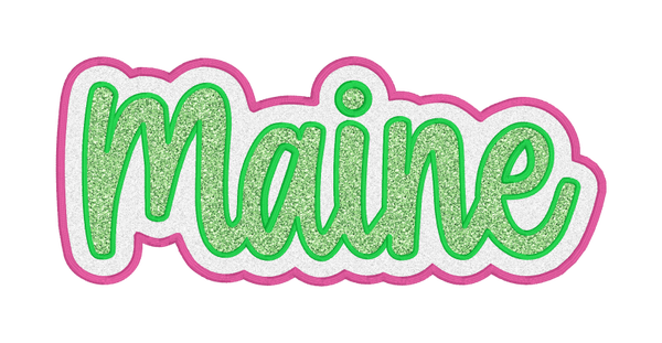 Maine-Double Layer Applique
