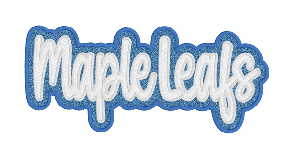 MAPLE LEAFS-Double Layer Applique