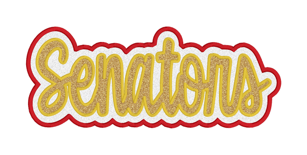 SENATORS-Double Layer Applique
