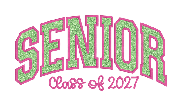 SENIOR Class of 2027 Applique Design