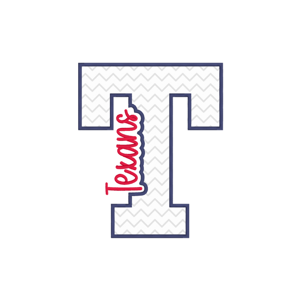 Knockout Applique-Texans