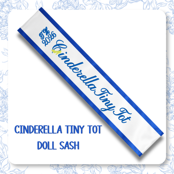 Doll Sash-Cinderella Tiny Tot