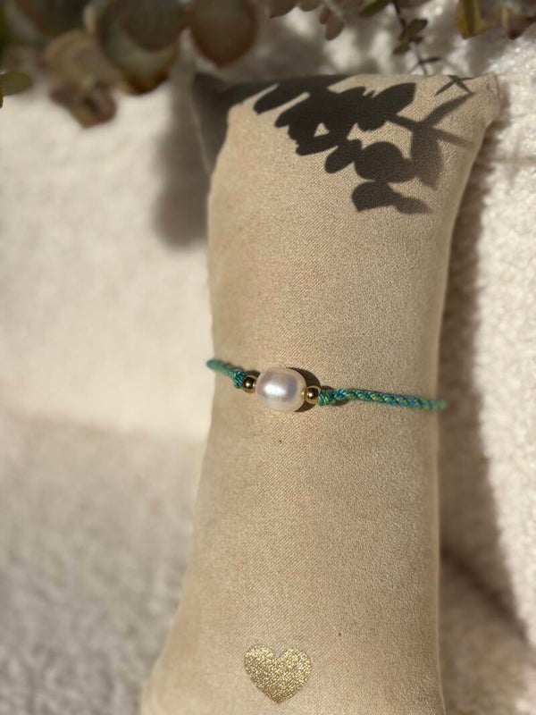 Armband touw met een goudkleurige RVS sluiting