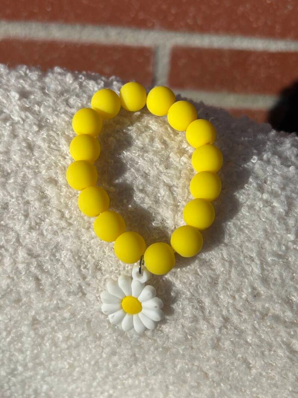 Kinderarmband yellow flower