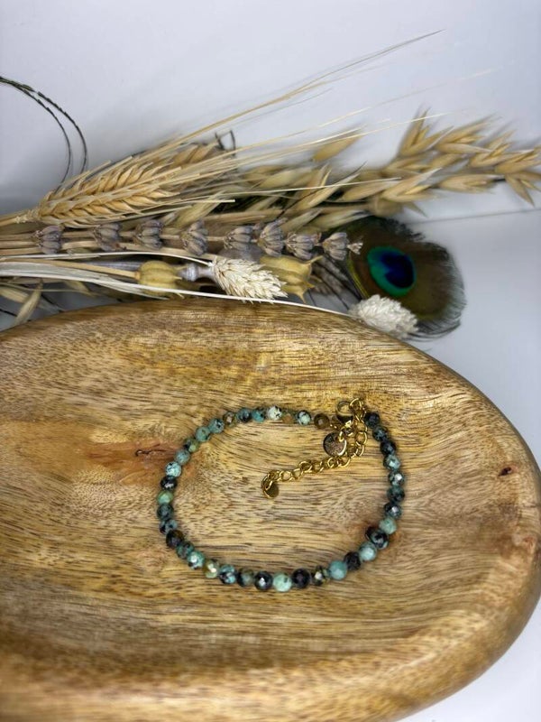 Armband natuursteen green