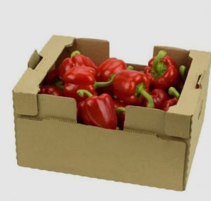 Box of Bell peppers