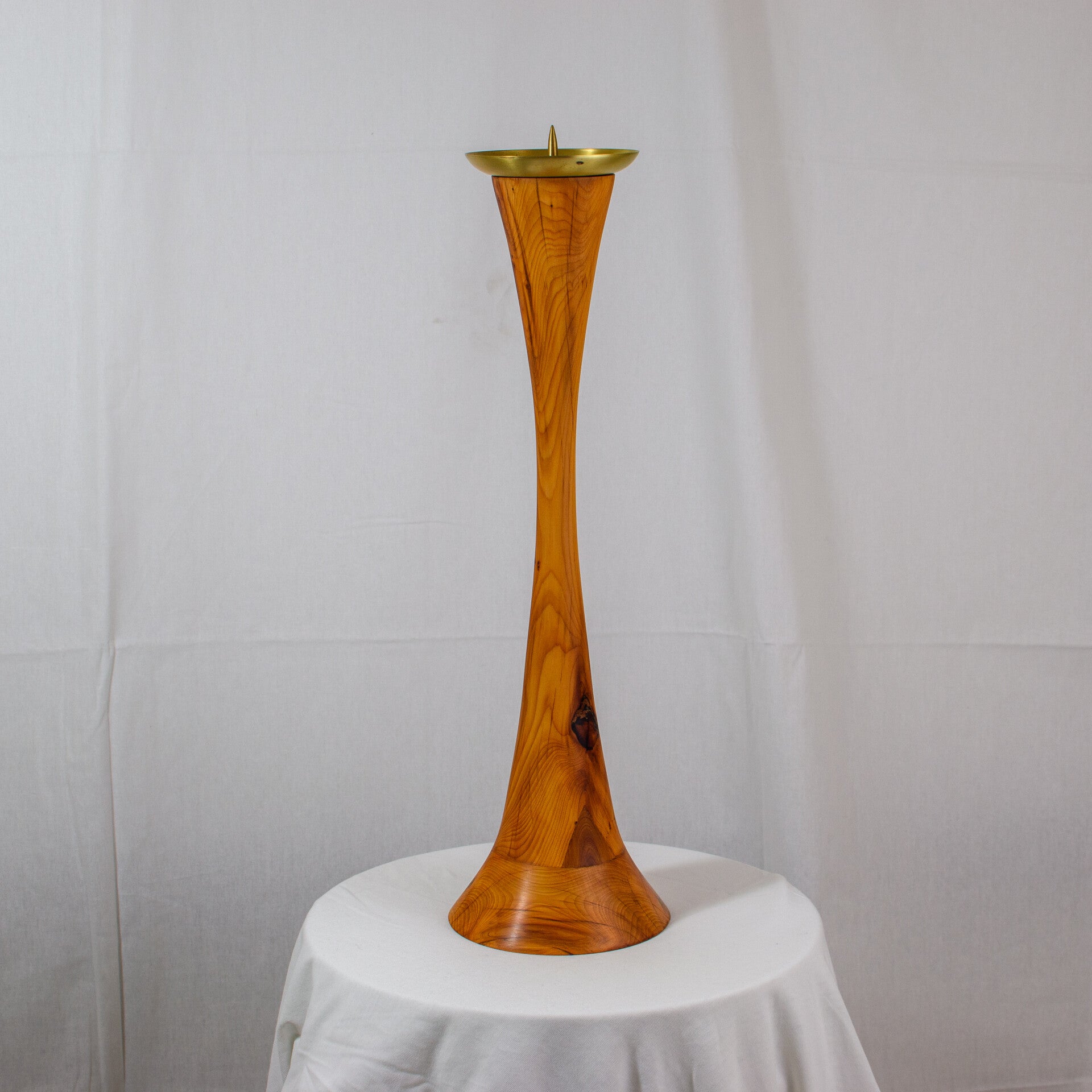 Kandelaar - groot formaat - Taxushout