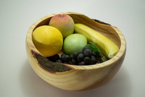 Schaal van Valse Christusdoornhout met natuurrand