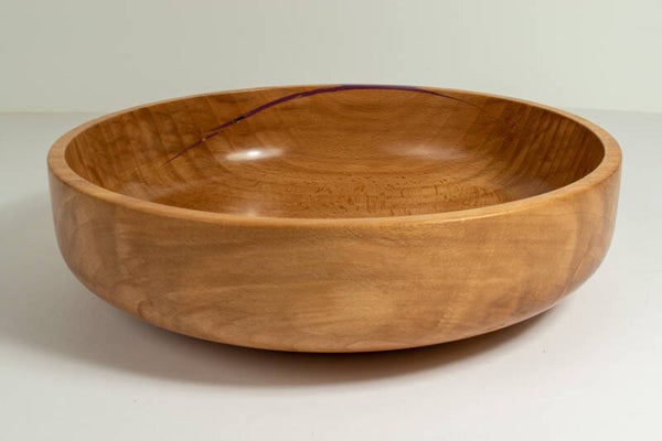 Schaal van Rode Beuk met epoxyaccenten