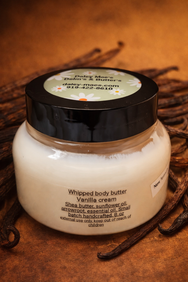 Whipped body butter { Vanilla cream }