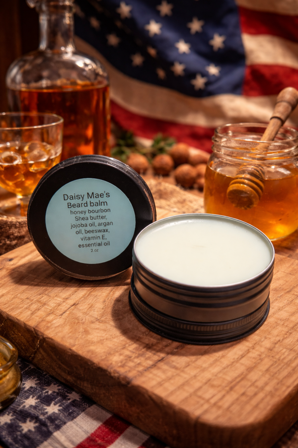 Beard balm  { Honey bourbon }