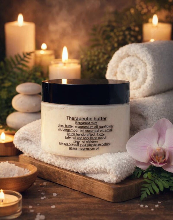 Therapeutic butter { Bergamot mint }