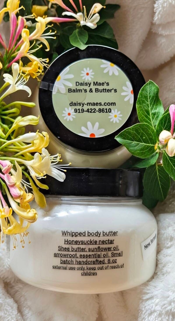 Whipped body butter {Honeysuckle nectar}