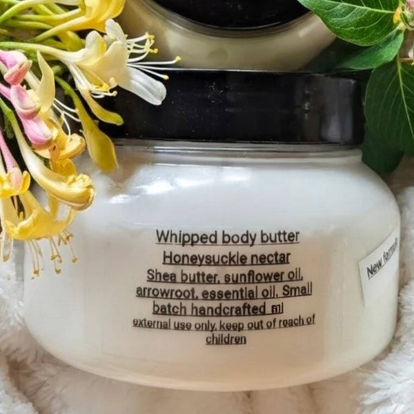 Whipped body butter {Honeysuckle nectar}