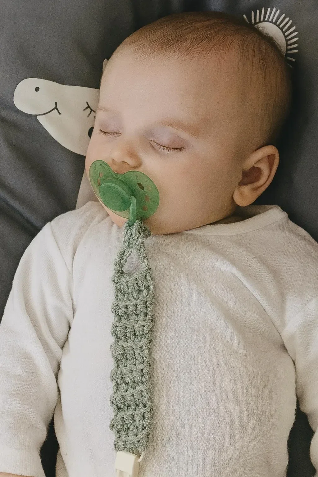Handmade Sage Green Dummy Clip set of 2