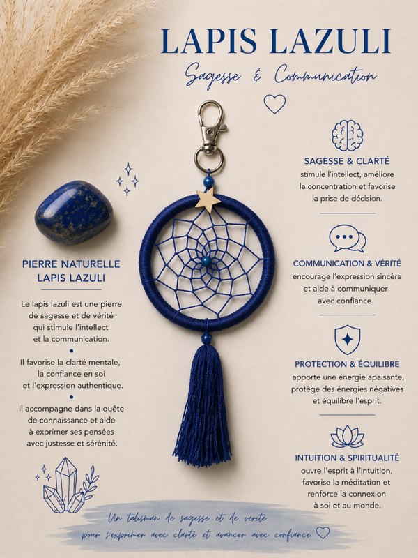 Sagesse & Communication - LAPIS LAZULI
