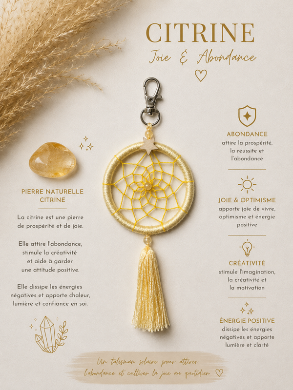 Joie et abondance - CITRINE