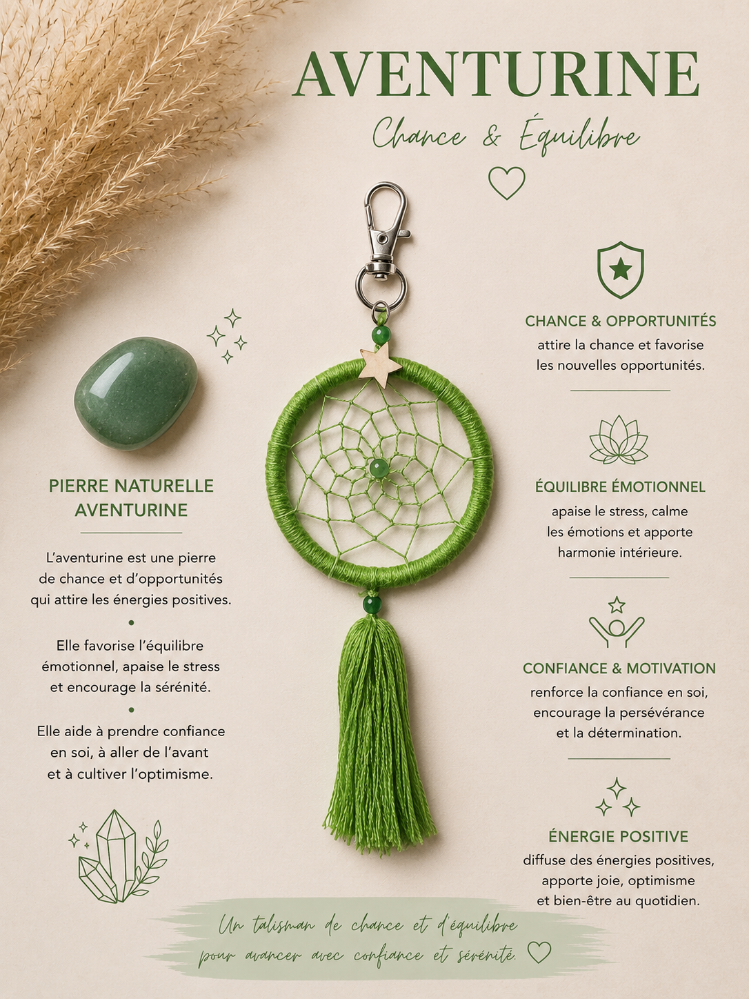 Chance & Equilibre - AVENTURINE