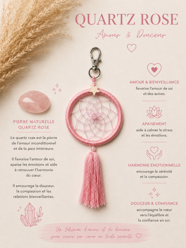 Amour & Douceur - QUARTZ ROSE