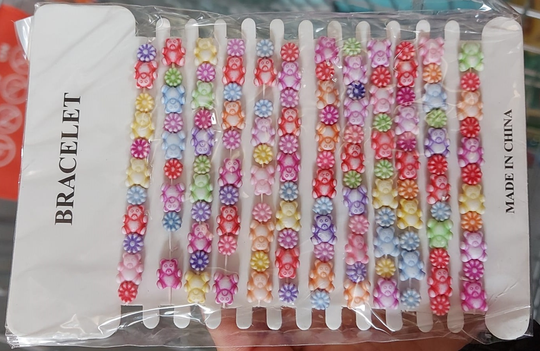 PULSERA CUERDA FORMAS COLORES (12)