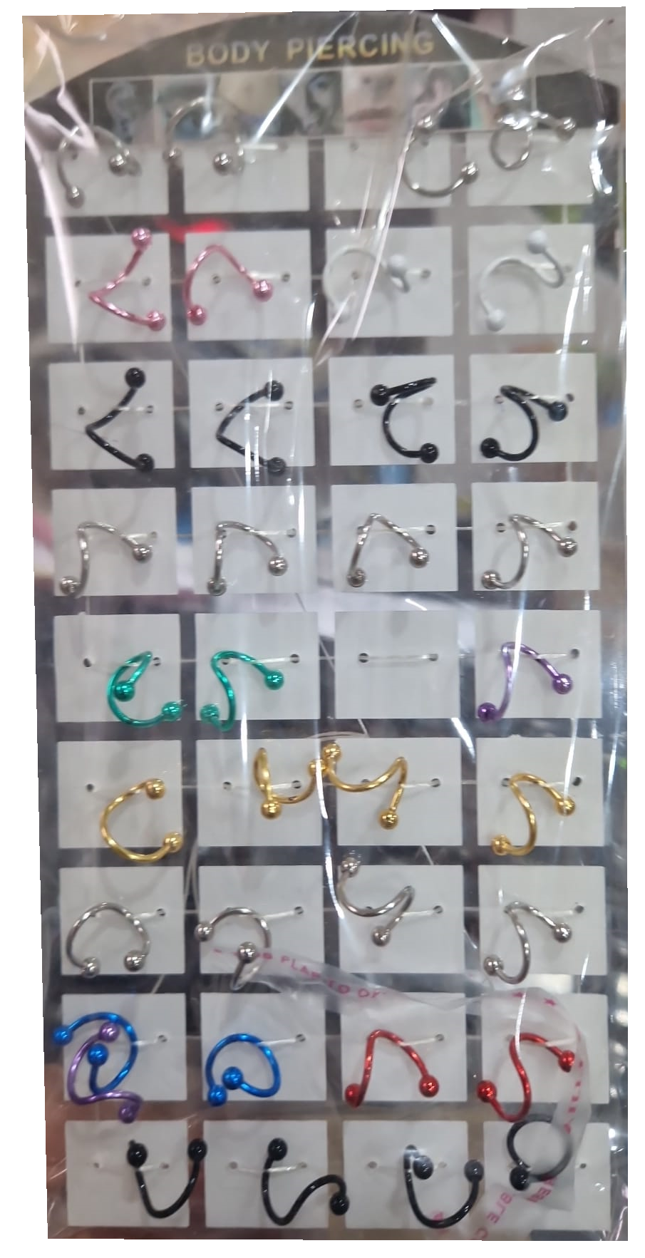 PIERCING SURTIDOS EXPOSITOR (36)