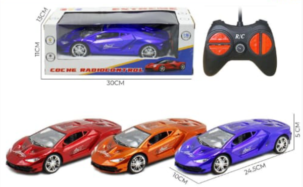 COCHE R/C DEPORTIVO COLORES