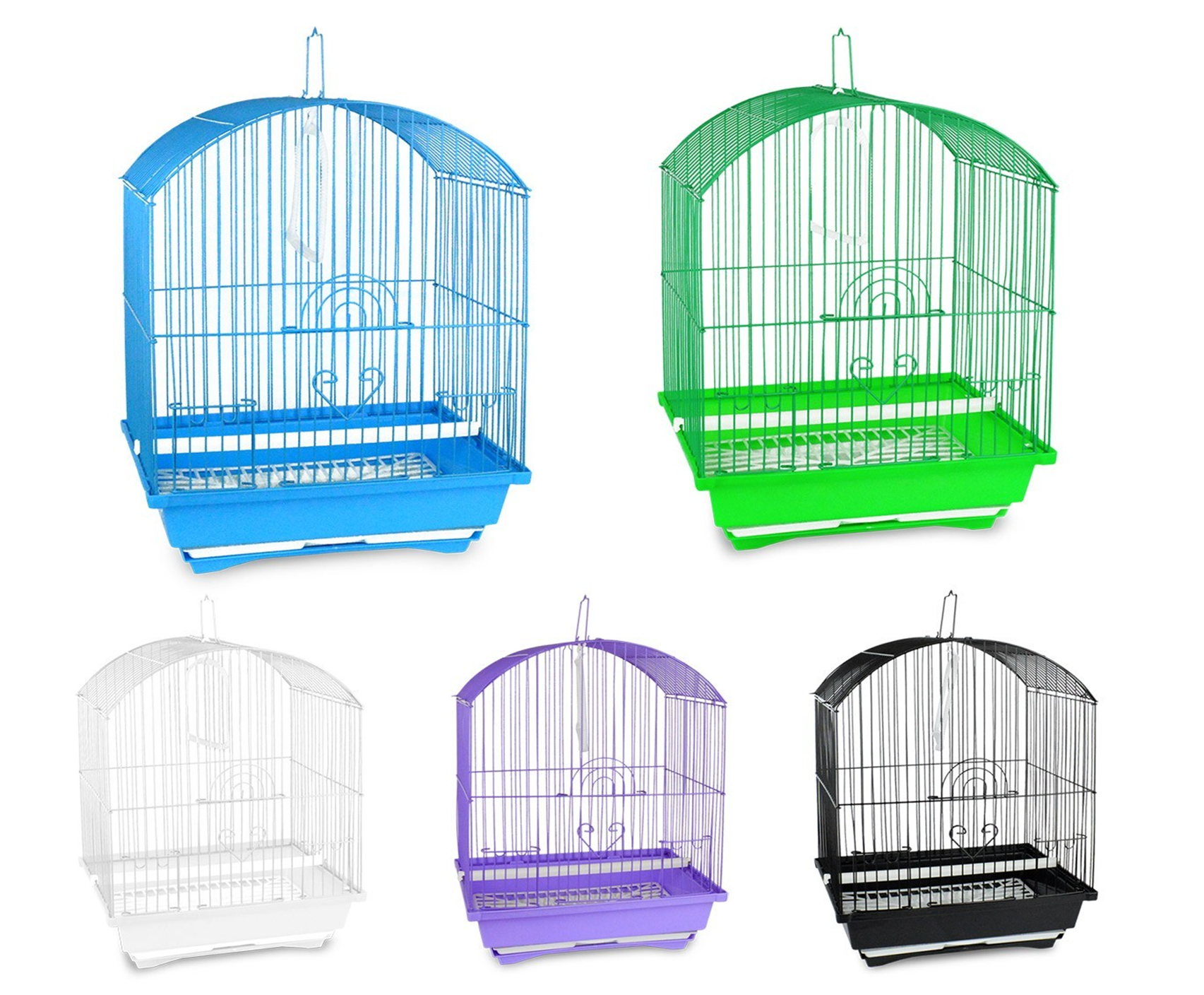 JAULA PAJAROS COLORES SURTIDOS