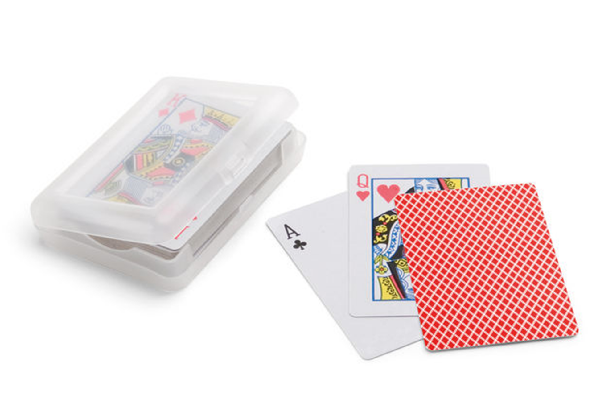 NAIPES POKER MARFIL CAJA PLASTICO (12)