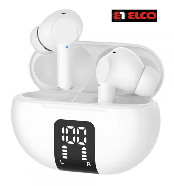 AURICULAR BOTON INALAMBRICO BASE CARGA ELCO