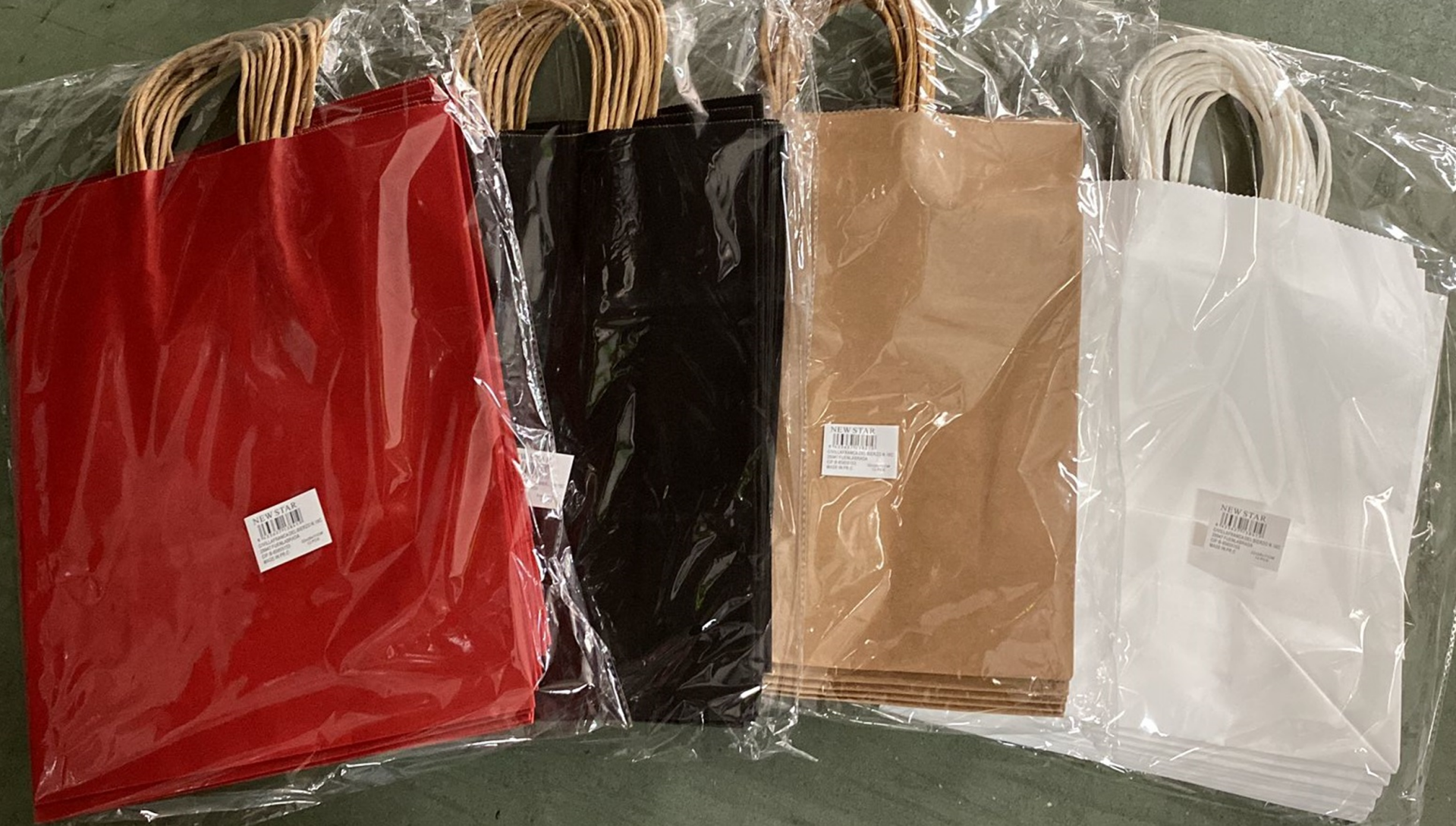 BOLSA REGALO KRAF 4COLORES 25x35cm (12)