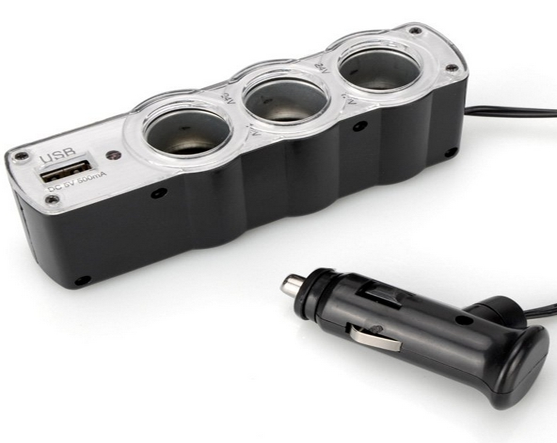 ADAPTADOR TRIPLE CARGADOR MECHERO