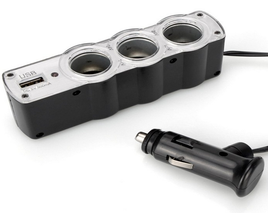 ADAPTADOR TRIPLE CARGADOR MECHERO