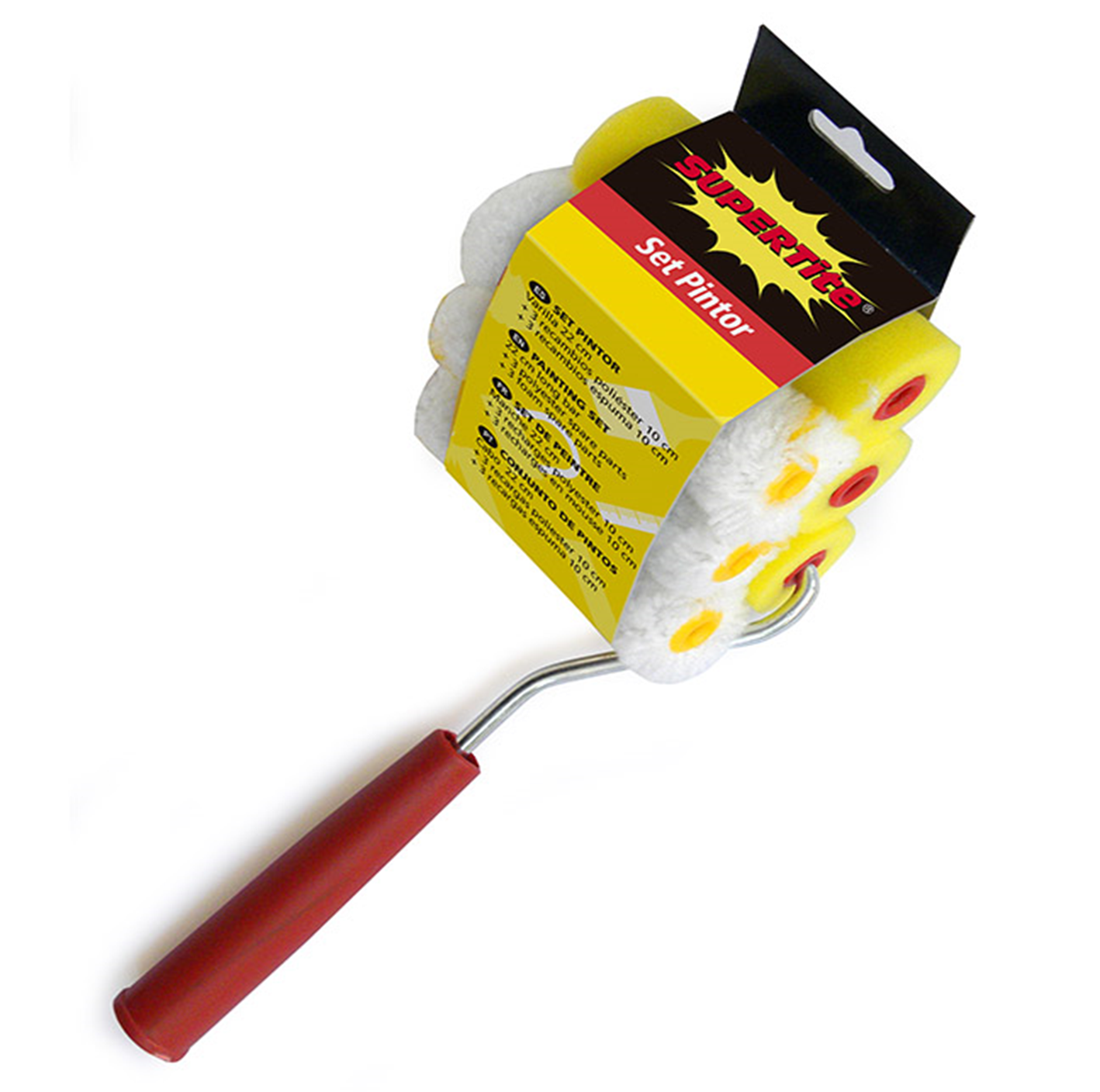 VARILLA RODILLO PINTAR+6 RECAMBIOS