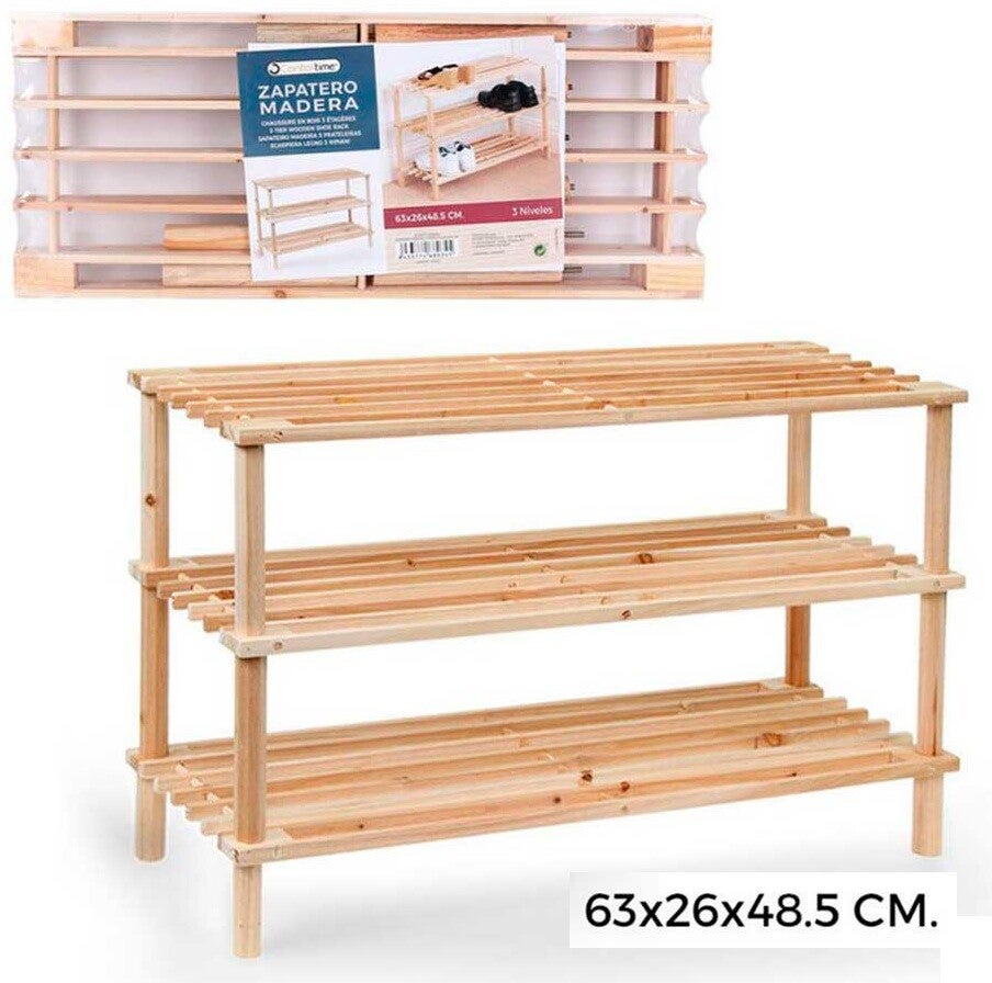 ZAPATERO MADERA 3ALTURAS