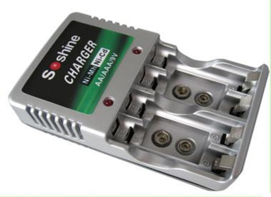 CARGADOR PILAS 4xAA/4xAAA/2x6F22