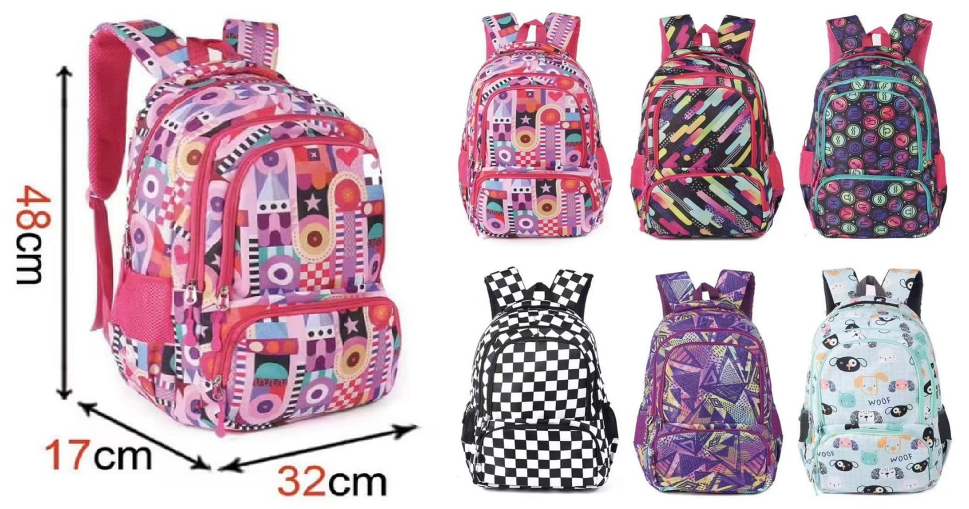 MOCHILA JUVENIL 4CREMALLERAS
