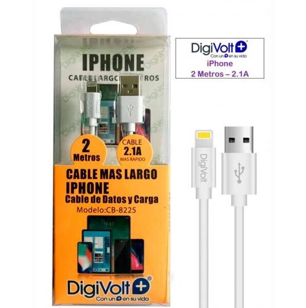CABLE I-PHONE 2,1A 2m