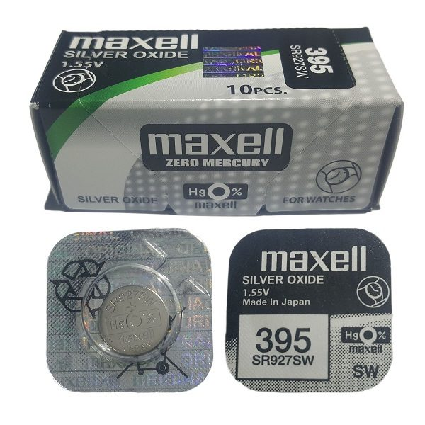 PILAS DE BOTON MAXELL 395 (10)