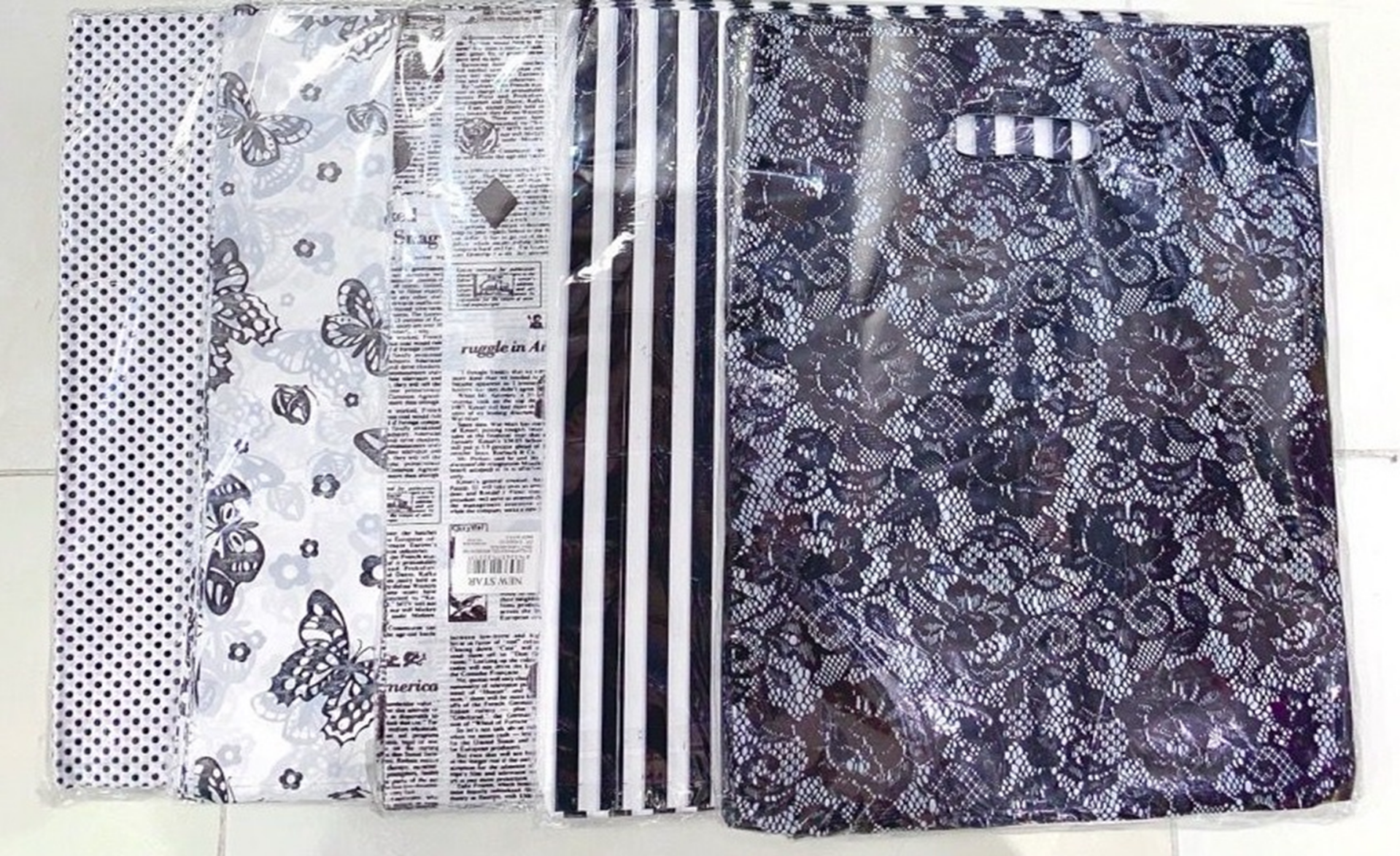 BOLSA ASA TROQUELADA PLASTICO 100ud