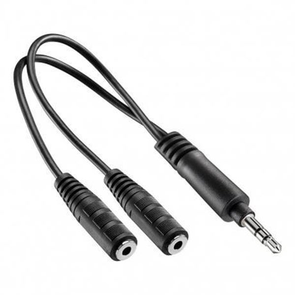 CABLE JACK 3,5mm/DOBLE HEMBRA JACK