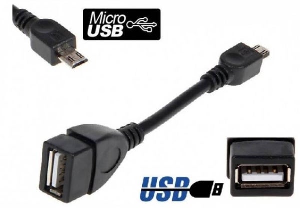 CABLE OTG MICRO USB A USB HEMBRA