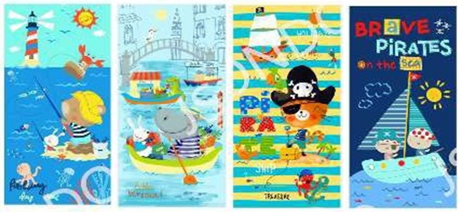 TOALLA PLAYA RECTANGULAR DECORADA 150x70cm