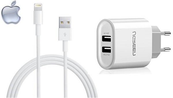 CARGADOR I-PHONE 5/6 3.4A 1,5m