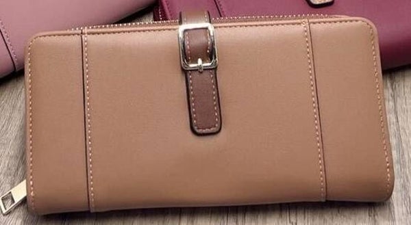CARTERA SRA. ALARGADA HEBILLA 19x10cm