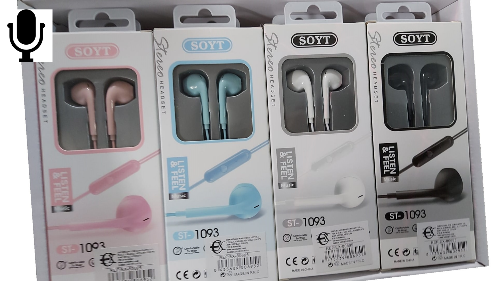 AURICULAR BOTON MICRO SOYT