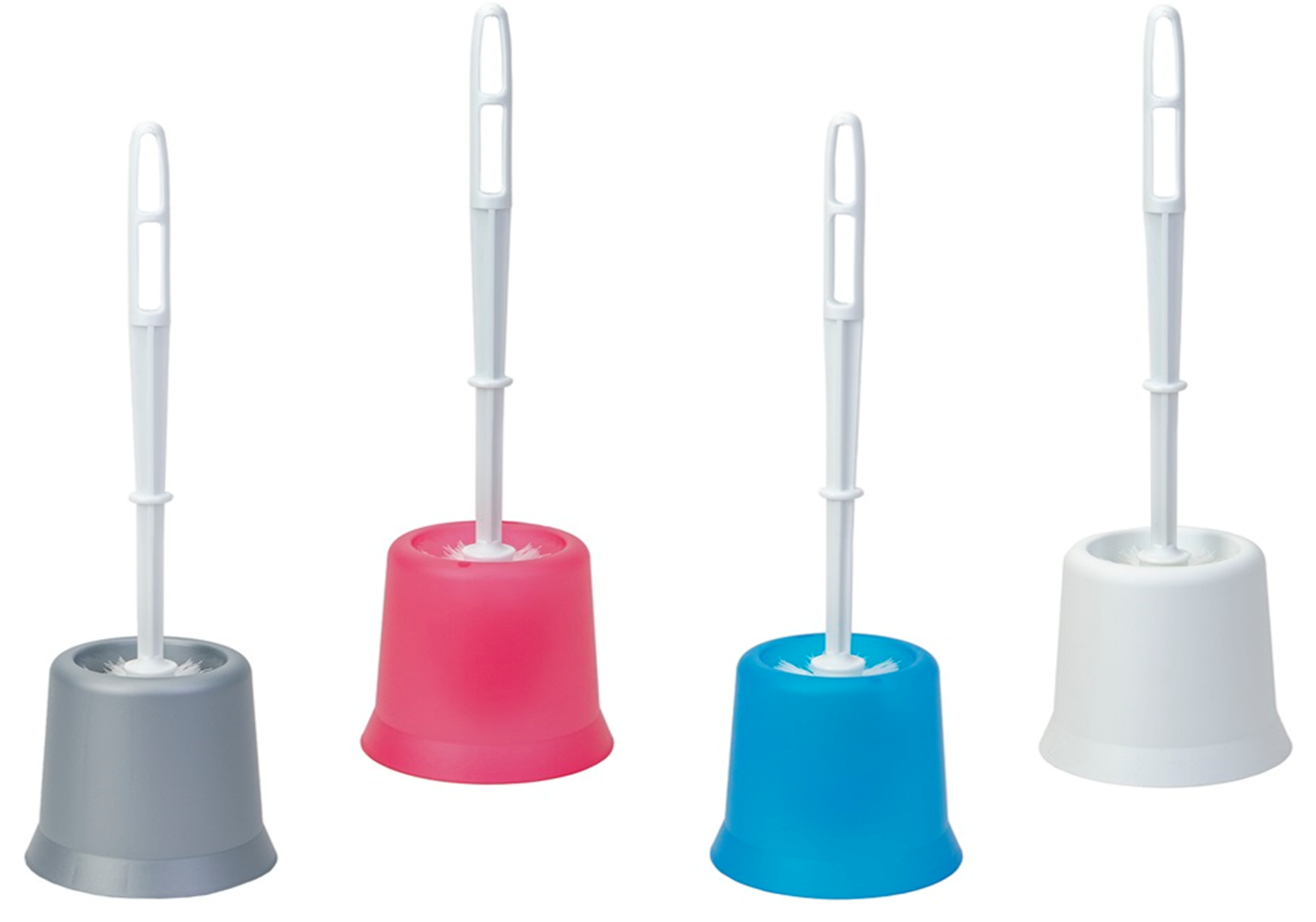 ESCOBILLERO WC PLASTICO CON SOPORTE